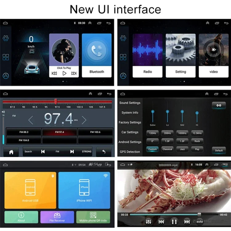 CKVW92 HD 9インチ 2Din Android 6.0 車載MP5プレーヤー GPSナビゲーション マルチメディアプレーヤー Bluetoothステレオラジオ フォルクスワーゲン対応 FM & ミラーリンク対応 ヨーロッパ地図版、ヨーロッパ地図版