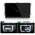 CKVW92 HD 9インチ 2Din Android 6.0 車載MP5プレーヤー GPSナビゲーション マルチメディアプレーヤー Bluetoothステレオラジオ フォルクスワーゲン対応 FM & ミラーリンク対応 ヨーロッパ地図版、ヨーロッパ地図版
