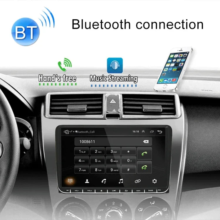 CKVW92 HD 9インチ 2Din Android 6.0 車載MP5プレーヤー GPSナビゲーション マルチメディアプレーヤー Bluetoothステレオラジオ フォルクスワーゲン対応 FM & ミラーリンク対応 ヨーロッパ地図版、ヨーロッパ地図版