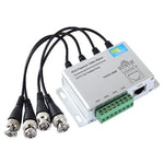 HD204A-F HD-CVI/TVI/AHD CCTV 4CH UTP パッシブビデオバラン、HD204A-F