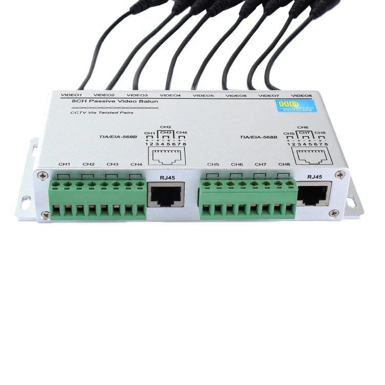 HD208 HD-CVI/TVI/AHD CCTV 8CH パッシブビデオバラン、HD208F