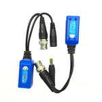 2個セット Anpwoo 500PV 2-in-1 電源＋ビデオバラン接続可能 HD-CVI/AHD/TVI パッシブツイストトランシーバー、500PV