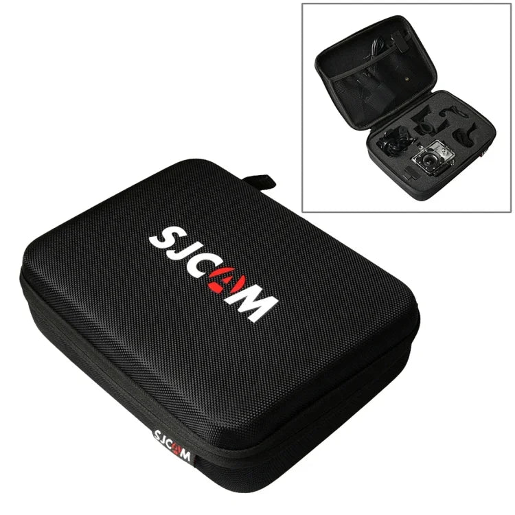 ポータブル衝撃吸収耐衝撃耐摩耗カメラバッグ 携帯用トラベルケース SJCAM SJ4000 / SJ5000 / SJ6000 / SJ7000 / SJ8000 / SJ9000スポーツアクションカメラ＆自撮り棒およびその他アクセサリー用、サイズ：22×16×6cm、サイズ：22x16x6cm