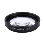 JUNESTAR GoPro＆Xiaomi Xiaoyi Yi スポーツアクションカメラ用プロフェッショナル37mm 12.5Xマクロレンズフィルター＋レンズ保護キャップ、12.5Xマクロレンズ