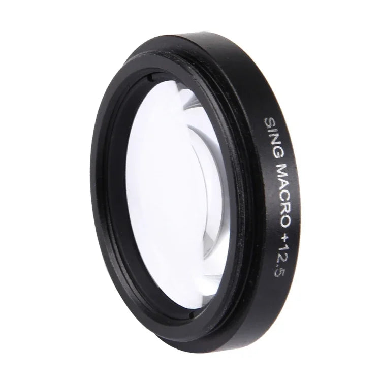 JUNESTAR GoPro＆Xiaomi Xiaoyi Yi スポーツアクションカメラ用プロフェッショナル37mm 12.5Xマクロレンズフィルター＋レンズ保護キャップ、12.5Xマクロレンズ