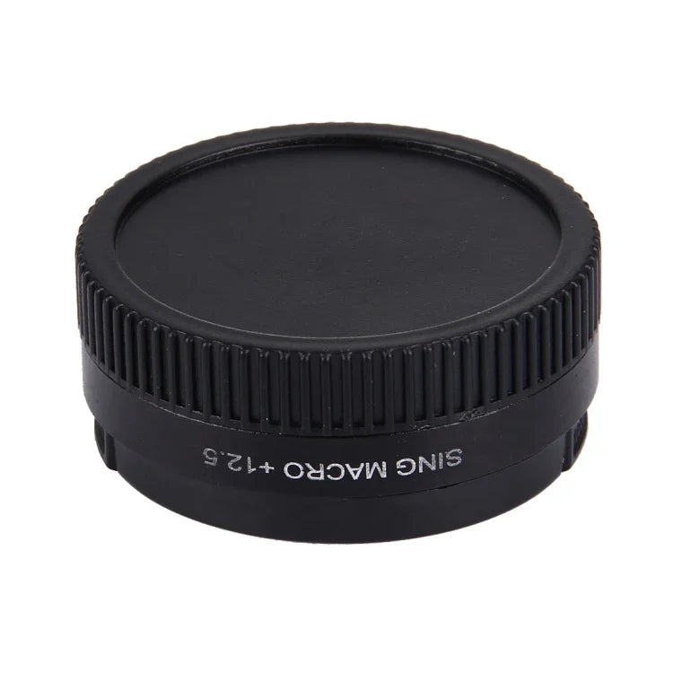 JUNESTAR GoPro＆Xiaomi Xiaoyi Yi スポーツアクションカメラ用プロフェッショナル37mm 12.5Xマクロレンズフィルター＋レンズ保護キャップ、12.5Xマクロレンズ