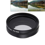 JUNESTAR Xiaomi Xiaoyi Yi II 4Kスポーツアクションカメラ用プロフェッショナル37mm CPLフィルター＋レンズ保護キャップ、CPLフィルター＋レンズキャップ