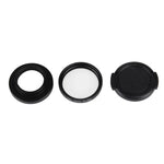 JUNESTAR Xiaomi Xiaoyi Yi II 4Kスポーツアクションカメラ用プロフェッショナル37mm CPLフィルター＋レンズ保護キャップ、CPLフィルター＋レンズキャップ