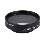 JUNESTAR Xiaomi Xiaoyi Yi II 4Kスポーツアクションカメラ用プロフェッショナル37mm UVフィルター＋レンズ保護キャップ、UVフィルター＋レンズキャップ