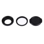 JUNESTAR Xiaomi Xiaoyi Yi II 4Kスポーツアクションカメラ用プロフェッショナル37mm UVフィルター＋レンズ保護キャップ、UVフィルター＋レンズキャップ