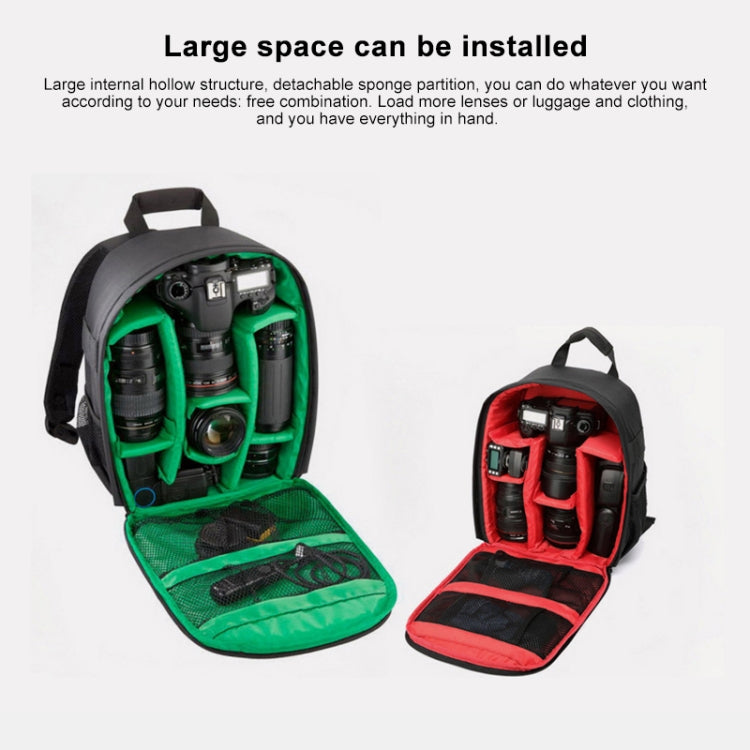 INDEPMAN DL-B012 ポータブルアウトドアスポーツバックパックカメラバッグ GoPro、SJCAM、Nikon、Canon、Xiaomi Xiaoyi YI対応 サイズ：27.5×12.5×34 cm