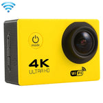 F60 2.0インチスクリーン 170度広角 WiFiスポーツアクションカメラ 防水ハウジングケース付き、64GBマイクロSDカード対応、F60（イエロー）、F60（ホワイト）、F60（シルバー）、F60（マゼンタ）、F60（ブルー）、F60（ゴールド）、F60（ブラック）