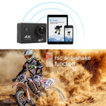 F60 2.0インチスクリーン 170度広角 WiFiスポーツアクションカメラ 防水ハウジングケース付き、64GBマイクロSDカード対応、F60（イエロー）、F60（ホワイト）、F60（シルバー）、F60（マゼンタ）、F60（ブルー）、F60（ゴールド）、F60（ブラック）