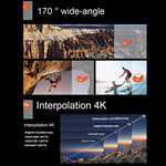 F60 2.0インチスクリーン 170度広角 WiFiスポーツアクションカメラ 防水ハウジングケース付き、64GBマイクロSDカード対応、F60（イエロー）、F60（ホワイト）、F60（シルバー）、F60（マゼンタ）、F60（ブルー）、F60（ゴールド）、F60（ブラック）
