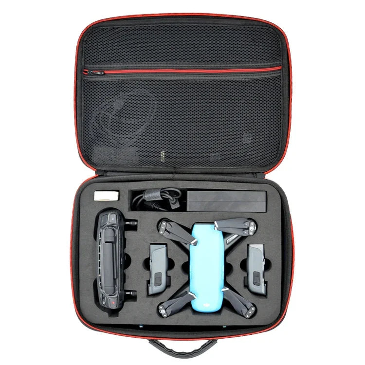 PU EVA 衝撃吸収防水ポータブルケース DJI SPARKとアクセサリー用、サイズ：29cm x 21cm x 11cm