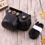 ソニー A6000 / A6300 / Nex 6用 フルボディカメラPUレザーケースバッグ ストラップ付き, ソニー A6000用, A6000用