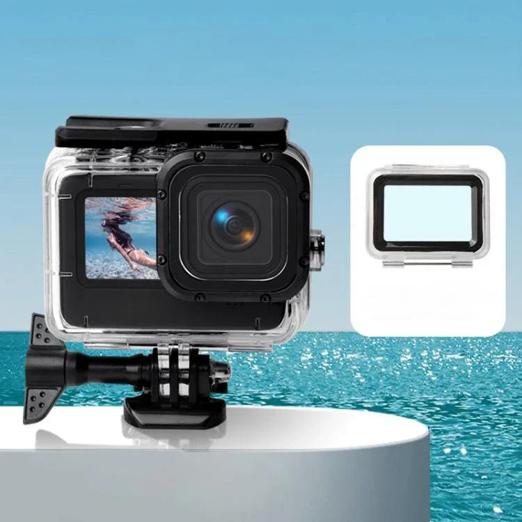 GoPro HERO10 Black / HERO9 Black用 防水ケース＋タッチバックカバー、GoPro9用 ケース＋タッチカバー