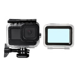GoPro HERO10 Black / HERO9 Black用 防水ケース＋タッチバックカバー、GoPro9用 ケース＋タッチカバー