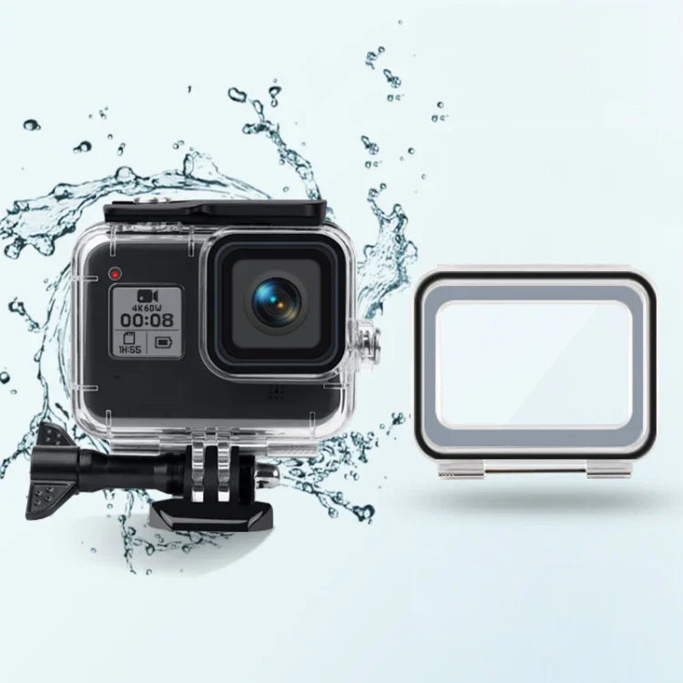 GoPro HERO8 Black用 45m防水ケース＋タッチバックカバー, GoPro8用 ケース＋タッチカバー