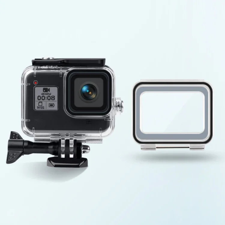 GoPro HERO8 Black用 45m防水ケース＋タッチバックカバー, GoPro8用 ケース＋タッチカバー