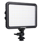 YELANGU YLG0504B 204 LEDs 1000LM 3300-5600K 無偏光調光スタジオライト ビデオ＆写真用ライト Canon、Nikon、DSLRカメラ用, 204 LEDs