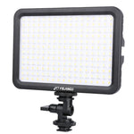 YELANGU YLG0504B 204 LEDs 1000LM 3300-5600K 無偏光調光スタジオライト ビデオ＆写真用ライト Canon、Nikon、DSLRカメラ用, 204 LEDs