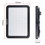 YELANGU YLG0504B 204 LEDs 1000LM 3300-5600K 無偏光調光スタジオライト ビデオ＆写真用ライト Canon、Nikon、DSLRカメラ用, 204 LEDs