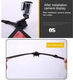 バレットタイムリグ 360度セルフィーマウント PULUZアクションスポーツカメラ用 ジョーズフレックスクランプマウント GoPro、Insta360、DJIおよびその他のアクションカメラ対応、バレットタイム