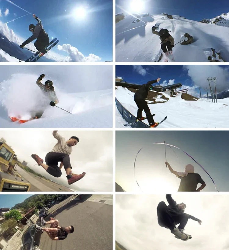 バレットタイムリグ 360度セルフィーマウント PULUZアクションスポーツカメラ用 ジョーズフレックスクランプマウント GoPro、Insta360、DJIおよびその他のアクションカメラ対応、バレットタイム