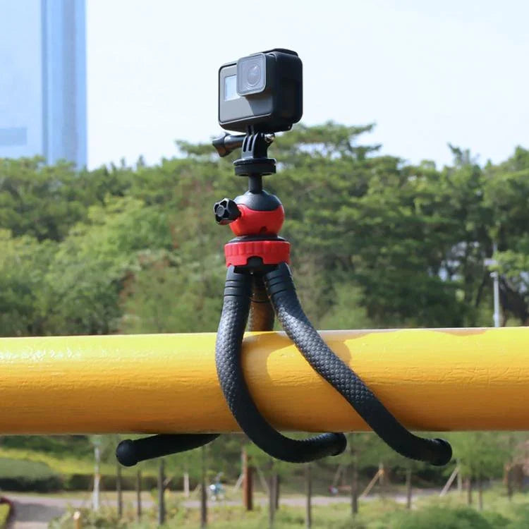 ミニオクトパスフレキシブル三脚ホルダー 電話クランプ付き iPhone、Galaxy、Huawei、GoPro、Insta360、DJIおよびその他のアクションカメラ対応、GP271