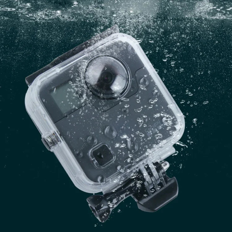 40m防水ハウジング保護ケース GoPro Fusion用 バックルベーシックマウント＆ネジ＆レンチ付き、GoPro Fusion用