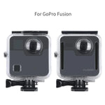 40m防水ハウジング保護ケース GoPro Fusion用 バックルベーシックマウント＆ネジ＆レンチ付き、GoPro Fusion用