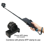 ポータブル折りたたみ三脚ホルダー セルフィーモノポッドスティック GoPro、Insta360、DJIおよびその他のアクションカメラ対応 長さ：23.5-81cm、RUIGPRO