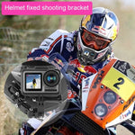 サイクリングヘルメット用接着式多関節アーム固定マウントセット Jフックバックルマウント＆ネジ付き GoPro、Insta360、DJIおよびその他アクションカメラ用, サイクリングヘルメットキット