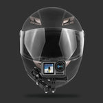 サイクリングヘルメット用接着式多関節アーム固定マウントセット Jフックバックルマウント＆ネジ付き GoPro、Insta360、DJIおよびその他アクションカメラ用, サイクリングヘルメットキット