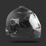 サイクリングヘルメット用接着式多関節アーム固定マウントセット Jフックバックルマウント＆ネジ付き GoPro、Insta360、DJIおよびその他アクションカメラ用, サイクリングヘルメットキット