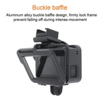 ハウジングシェル CNC アルミ合金 保護ケージ 保険フレーム付き & 52mm UV レンズ GoPro HERO7 Black /6 /5 用、52mm UV ブラック