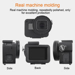ハウジングシェル CNC アルミ合金 保護ケージ 保険フレーム付き & 52mm UV レンズ GoPro HERO7 Black /6 /5 用、52mm UV ブラック