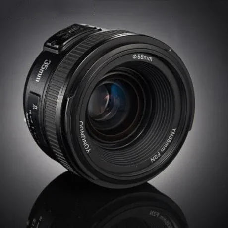 YONGNUO YN35MM F2N 1:2 AF/MF 広角単焦点オートフォーカスレンズ Nikon DSLRカメラ用, YN35MM F2N
