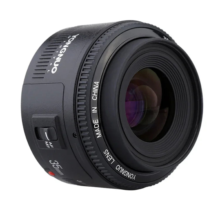 YONGNUO YN35MM F2N 1:2 AF/MF 広角単焦点オートフォーカスレンズ Nikon DSLRカメラ用, YN35MM F2N