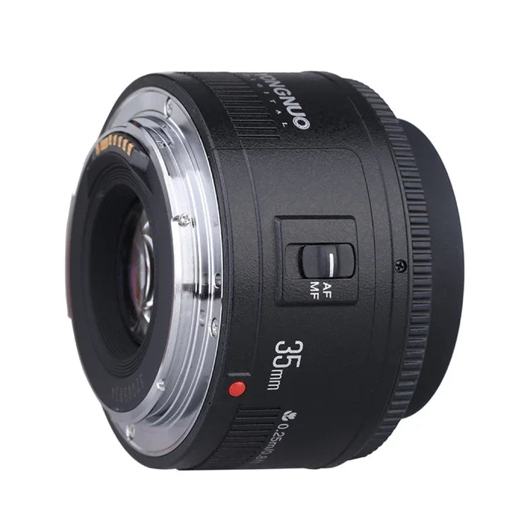 YONGNUO YN35MM F2N 1:2 AF/MF 広角単焦点オートフォーカスレンズ Nikon DSLRカメラ用, YN35MM F2N