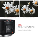 YONGNUO YN50MM F1.8C II F1.8 オートフォーカスレンズ Canon EFマウント 新レンズ, YN50MM F1.8C II
