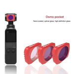 3-in-1 HD スリム CPL & ND8 & ND16 レンズフィルター DJI OSMO Pocket 用、CPL+ND8+ND16