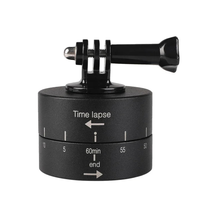 360度自動回転 60分タイムラプス スタビライザートライポッドヘッドアダプター GoPro用, 60分
