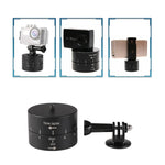 360度自動回転 60分タイムラプス スタビライザートライポッドヘッドアダプター GoPro用, 60分