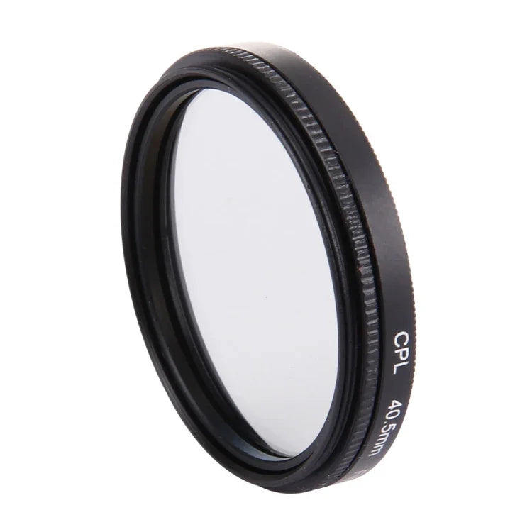 JUNESTAR 4-in-1 プロフェッショナル 40.5mm レンズフィルター (CPL + UV) & 防水ハウジングケース アダプターリング & レンズ保護キャップ GoPro HERO4 / 3+ / 3 スポーツアクションカメラ用、4-in-1 40.5mm レンズ