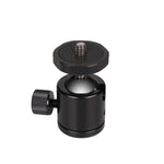 ミニ360度回転パノラマメタルボールヘッド DSLR & デジタルカメラ用, 赤, 黒, 青