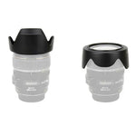 NIKON AF-S NIKKOR 18-55mm DX / NIKON AF-S DX NIKKOR 18-55mm f/3.5-5.6G VR レンズ用 HB-45II レンズフードシェード、HB-45II