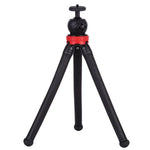 MZ305 ミニ オクトパス フレキシブル三脚 ホルダー ボールヘッド付き SLRカメラ、GoPro HERO10 ブラック / HERO9 ブラック / HERO8 ブラック /7 /6 /5 /5 セッション /4 セッション /4 /3+ /3 /2 /1、DJI Osmo Action、Xiaoyi 他アクションカメラ、携帯電話、サイズ：30cmx5cm、MZ305