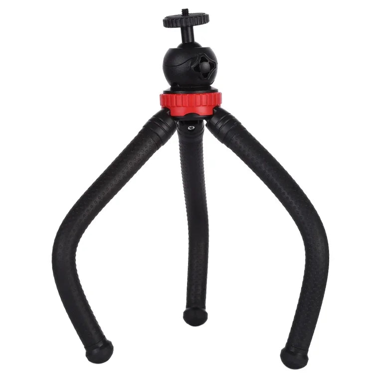MZ305 ミニ オクトパス フレキシブル三脚 ホルダー ボールヘッド付き SLRカメラ、GoPro HERO10 ブラック / HERO9 ブラック / HERO8 ブラック /7 /6 /5 /5 セッション /4 セッション /4 /3+ /3 /2 /1、DJI Osmo Action、Xiaoyi 他アクションカメラ、携帯電話、サイズ：30cmx5cm、MZ305